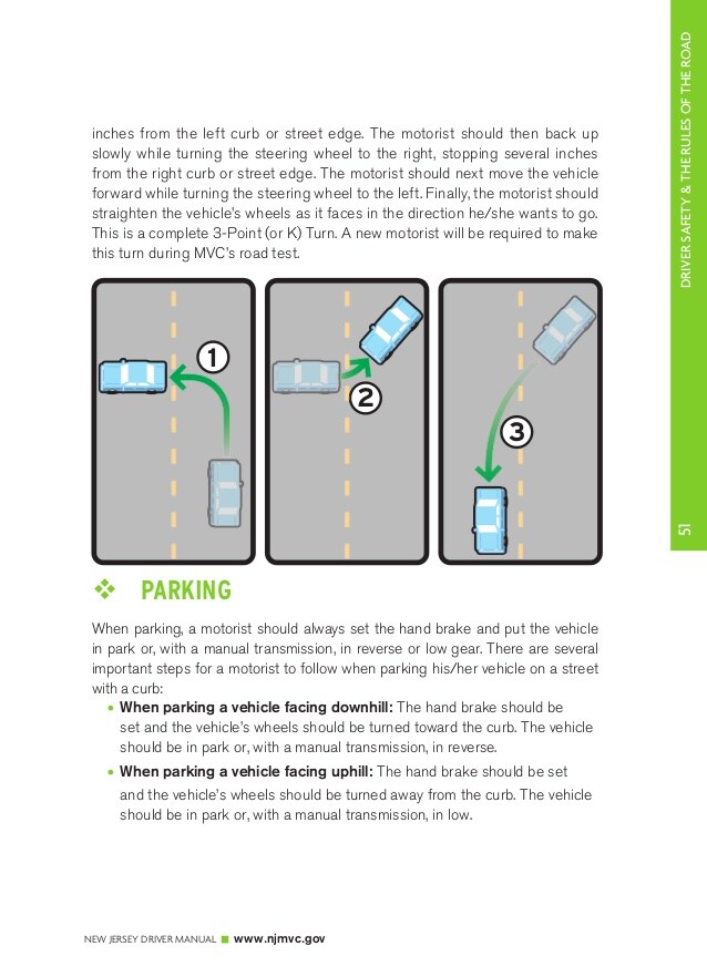 parallel parking nj road test